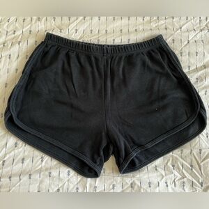 American apparel black shorts